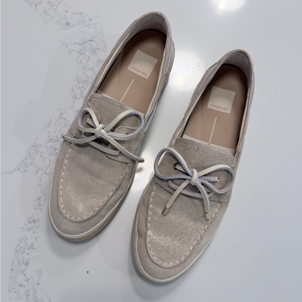 Dolce Vita Women's Beige Loafers